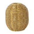 thumbnail image 3 of Jarrón de flores de material de PP 43x51 pulgada adorno de mesa múltiples decoración de escritorio tejido a mano para baño decorativo , Amarillo, 3 of 8