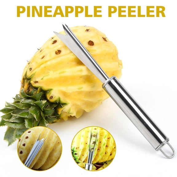 NOVELAR Heavy-Duty Pineapple Core Remover Tool, Secure Grip Handle Prevents Slipping, Essential for Restaurants and Catering