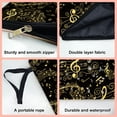 thumbnail image 4 of 2pcs Music Notes Book Covers 34cm(13.4inch) x24cm(9.45inch) Polyester Books Sleeve Book Protectors with Zipper and Front Pocket Birthday Gift for Students Teachers and Reading Lovers diy, 4 of 9