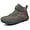 Grey, variant on Kids Barefoot Shoes Girls Boys High Top Wide Toe Box Zero Drop Minimalist Sneakers Lightweight Breathable Walking Shoes