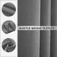 thumbnail image 7 of SPXTEX Dark Green Shower Curtains 96 inches Long Waterproof Fabric Farmhouse Modern Rectangle Textured Shower Curtains with Hooks for Bathroom Decorative Shower Room 72" W X 96" L, 7 of 7
