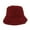 Wine, variant on ZQUUVOU Winter Bucket Hat Fluffy Faux Fur Fisherman Cute And Warm Caps Hunting Fishing Hat Navy