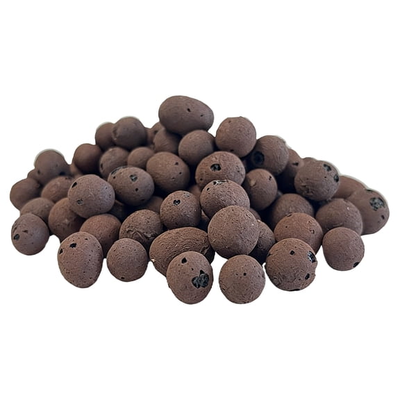Clay Pebbles for plants, Expanded Leca Balls, Lightweight Clay Ball, Potting Mix, Grow Media Used for Drainage, Decoration, Aquaponics, Hydroponics and Other Gardening Essentials, 500g