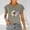 Gray, variant on Tee Shirts Womens Dragonfly Ruffle Short Sleeve Casual Crew Neck Tops Pullover Loose Going Out Women Tops