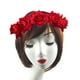 thumbnail image 5 of Diadema de rosas YUANXCMXG tono rojo, 5 of 5