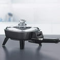 thumbnail image 4 of Brentwood SK-45 6" Non-Stick Electric Skillet with Glass Lid, Black, 7.7"D x 9"W x 6.6"H, 4 of 4