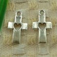 thumbnail image 3 of K-KED 204 Pcs Tibetan Silver Cross Charms Pendant 19X10MM S3515 DIY Delicate Jewelry Making, 3 of 5