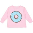 thumbnail image 3 of Inktastic Blue Donut with Sprinkles Boys or Girls Long Sleeve Toddler T-Shirt, 3 of 5