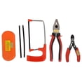 thumbnail image 2 of 820 Hand Tool Set For Home Set 4 Pcs Plus, Free Tool Kit | Wire Stripper, Plier, Blades, Rectangle Screwdriver With Tool Kit Bag | Care Instructions: Dust Regularly Tool | Steel Tool, 2 of 5