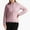 Pink, variant on Eltusu Women Puffer Jackets, Zipper Windproof Warm Long Sleeve Winter Coats Pink Size S-2XL