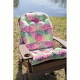 thumbnail image 2 of Tufted Adirondack Chair Cushion | 42.5" X 21" | All-Weather Spun Fabric | Water And Fade-Resistant | Outdoor Cushion For Patio Furniture, 2 of 6