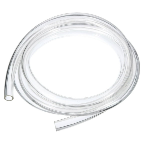 Tubing, 16mm ID x 21mm OD - 10 Feet Long Clear Vinyl Water Pipe, Lightweight Plastic Flexible