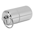 thumbnail image 4 of Keychain Tablet Storage Box, Hanging Ring Design Rotating Lid Design Alloy Medicine Bottle  For Capsules For Outdoor Silver, 4 of 8