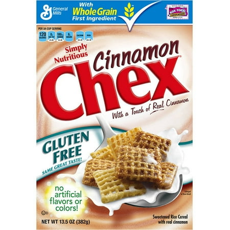 Chex Oven Toasted Rice And Corn Cinnamon Cereal, 13.5 oz