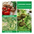 thumbnail image 5 of Tijeras de podar, Tijeras de podar con trinquete para jardinería, Trabaje 3 veces más fácil, Tijeras de podar manuales, Cortar rosas, flores, árboles, plantas vivas, Tijeras de podar afiladas y, 5 of 5