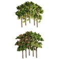 thumbnail image 1 of 10 Pcs Modèle d'Arbre Vert DIY Micro Paysage Bonsaï, Miniatures Réalistes DIY, 1 of 8