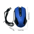 thumbnail image 3 of Wired USB Optical Mouse for PC and Laptop - Ergonomic Design for Office, Home, and Gaming Use in Black, Blue, Red, or Silver, 3 of 6