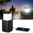 thumbnail image 2 of HY-236TD Portable Solar Hand Crank Camping Light with 2000mAh Power Bank - Black, 2 of 5