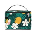thumbnail image 3 of Yiaed Tropical Fruit Print Makeup Bag Travel Cosmetic Bags for Women Girls Zipper Pouch Makeup Organizer, 3 of 4