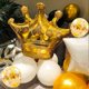 thumbnail image 2 of 114 PCS Luxurious Black Gold Birthday Party Decorations with Hand Pump Dot Glue Tape, Happy Birthday Balloons Set for Party, Mens Birthday Decorations, 2 of 4