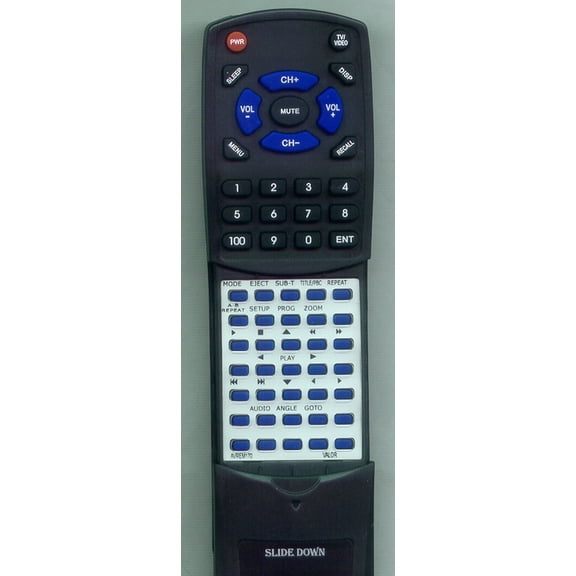 Replacement Remote for VALOR AV-REM170, AVREM170, RTAVREM170, DV170, DV170 VERSION 1, DV170VERSION1