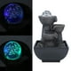 thumbnail image 4 of Fuente de Escritorio Mesa Iluminada con LED Decoración de Cascada Fuentes de Agua que Fluyen Fuente de Meditación de Relajación con Bola para Decoración de Oficina en Casa ANGGREK Otros, 4 of 8
