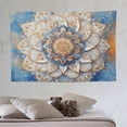 thumbnail image 2 of Printed Mandala Lotus Tapestry Wall Hanging – Boho Wall Art Decor for Bedroom, Living Room, and Apartment, 2 of 7