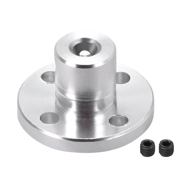 Unique Bargains 4mm Inner Dia H13*D10 Rigid Flange Coupling Motor Guide Shaft Coupler Motor Connector for DIY Parts