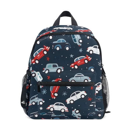 ALAZA Cars Cartoon School Backpack Small Bookbag Mini Bags