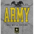 thumbnail image 2 of US Army Logo This We'll Defend Eagle Men's Graphic T Shirt Tees Brisco Brands S, 2 of 4
