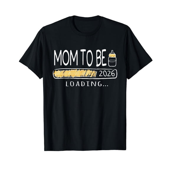 Mom to Be 2026 Mommy Loading New Mom Est 2026 Mothers Day T-Shirt