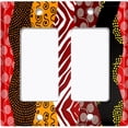 thumbnail image 6 of Metal Light Switch Plate Cover Colorful Safari African Tribal Art Pattern SFR036, 6 of 13