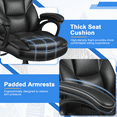 thumbnail image 4 of Lacoo Executive Office Chair , Ergonomic High Back Chair Cushion Lumbar Back Support for Adults(Black), 4 of 9