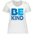 thumbnail image 3 of Inktastic Be Kind Logo in Blue Women's Plus Size T-Shirt, 3 of 5