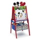 thumbnail image 1 of Caballete Delta para niños de madera de doble cara con almacenamiento Mickey, 1 of 4