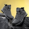 thumbnail image 2 of YOURDIARY Womens Mens Ankle-High Waterproof Hiking Boots Outdoor Lightweight Hiking Shoes Trekking Trails, 2 of 8