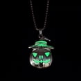 thumbnail image 1 of Fiudx Collar de Halloween, Colgante de Calabaza Fantasma Brillante, Llamativo Accesorio de Halloween, Diseño Único de Aleación, Efecto Espeluznante Que Brilla En La Oscuridad, Ideal para Fiestas, 59, 1 of 4