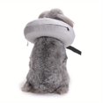 thumbnail image 1 of CNKOO Inflatable Dog Recovery Collar - Soft Polyester Elizabethan Neck Protector for Post-Surgery Healing  Adjustable Strap for Comfortable Fit  Gray  Inflatable Dog Collar ZZZ, 1 of 7