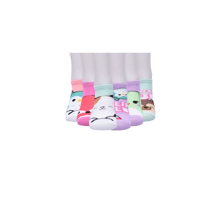 Squishmallows Girls No Show Socks, 6-Pack photo 4