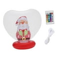 thumbnail image 2 of GUOOL Glowing Inflatable Christmas Ball Heart Xmas Ball for Party Yard Front Porch Santa, 2 of 9
