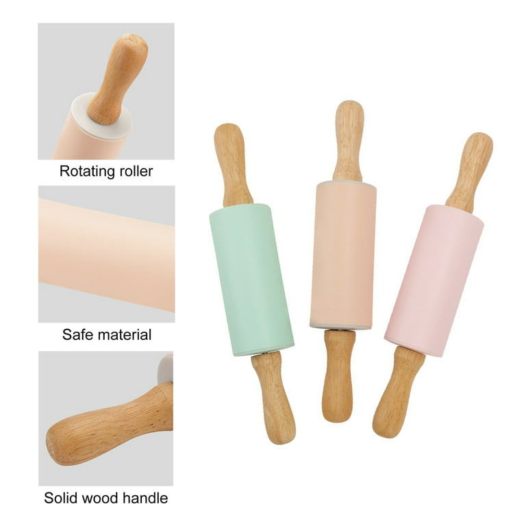 Wood Clay Stick Rolling Pin 30cm Length 4cm Diameter Excellent