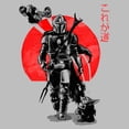 thumbnail image 2 of Boys' Husky Star Wars: The Mandalorian Grogu & Djarin Red Sunset Art Graphic T-Shirt, 2 of 3