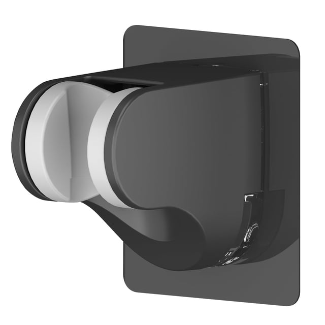 KAIYING Support de Douchette Autocollant, Support de Baguette Universel à Angle Réglable pour RV et Salle de Bain, Noir