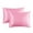 Pink#76-2pcs, variant on Tupukom Silk Pillowcase with Zipper Ultra Soft and Smooth Breathable Satin Pillow Cases with Zipper Cooling Pillowcase for Hot Sleepers Gifts for Women Men