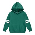 thumbnail image 5 of mgoYE Girls Fashion Hoodies Kids Cute Striped Long Sleeve Tops Hooded Sweatshirts, 5 of 7