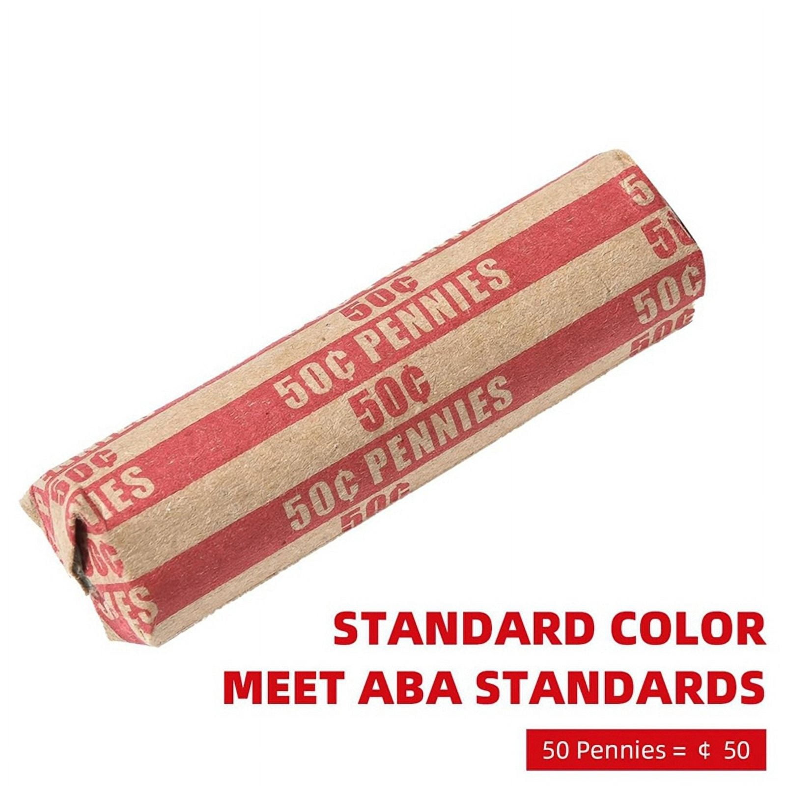 Penny Coin Wrappers Penny Sleeves Flat Penny Rolls Wrappers 1000PCS