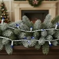thumbnail image 3 of Northlight Mini Incandescent Christmas Lights - Blue - 20.25' White Wire - 100ct, 3 of 4