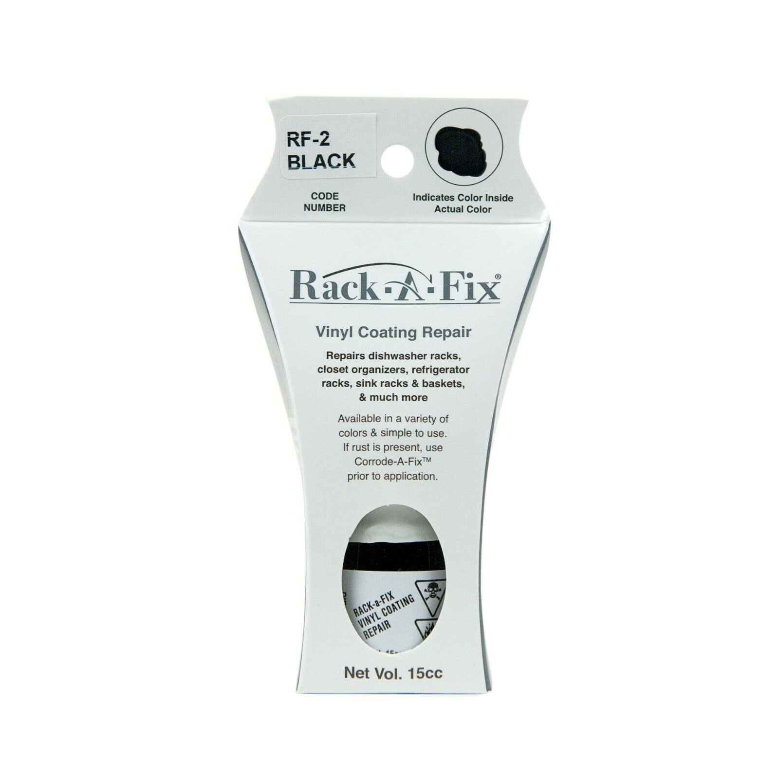 RackaFix RF2 Black Touch up Vinyl Coating Repair for Dishwasher
