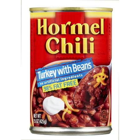 HORMEL Chili Turkey with Beans, 98% Fat Free, 15 Oz