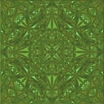 thumbnail image 1 of Ahgly Company Indoor Square Patterned Seaweed Green Area Rugs, 4' Square, 1 of 1
